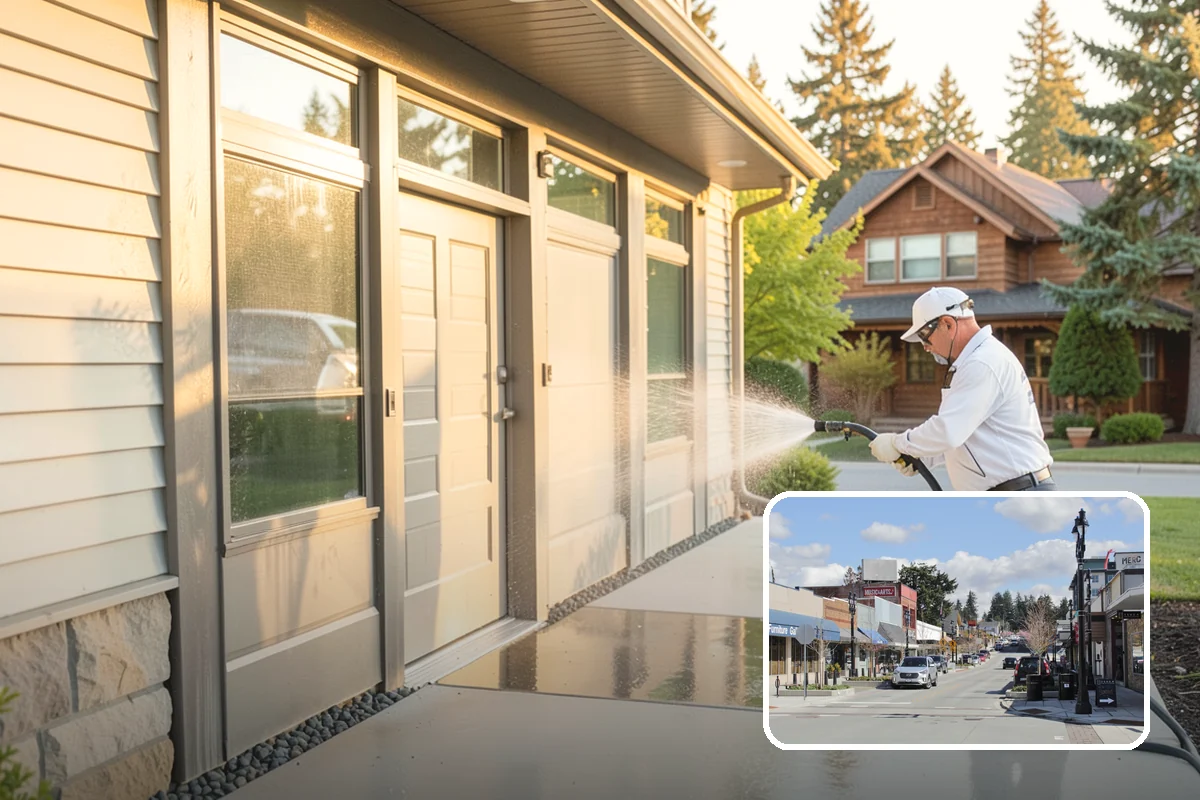 Soft Roof Washing in Bothell, King County, WA - Preserves shingle granules and manufacturer warranty coverage