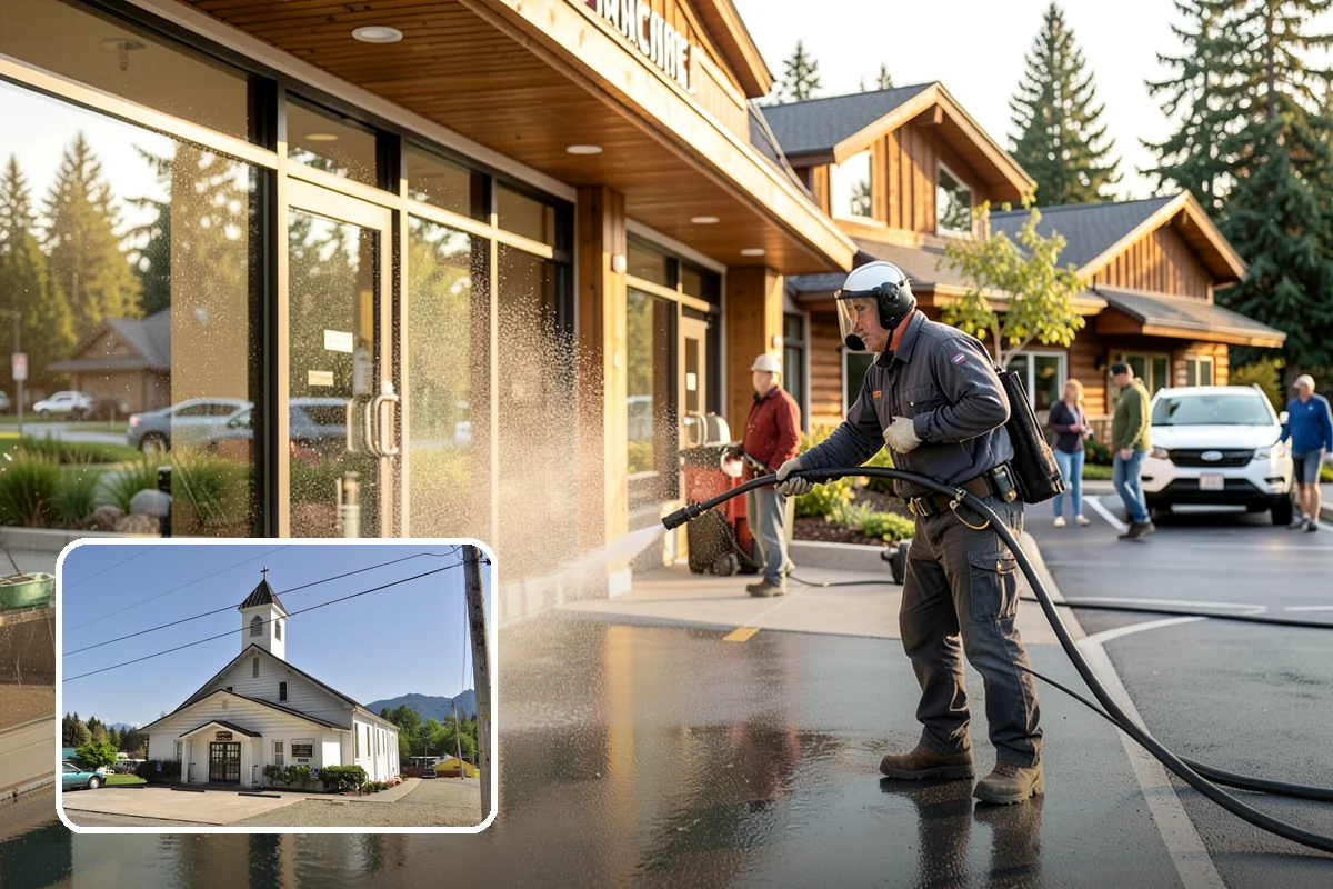 Soft Roof Washing in Concrete, Skagit County, WA - Preserves shingle granules and manufacturer warranty coverage