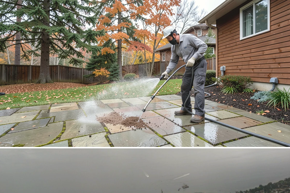 Soft Roof Washing in Des Moines, King County, WA - Dry, mild days in summer give the soft wash solution ideal conditions to break down growth completely.