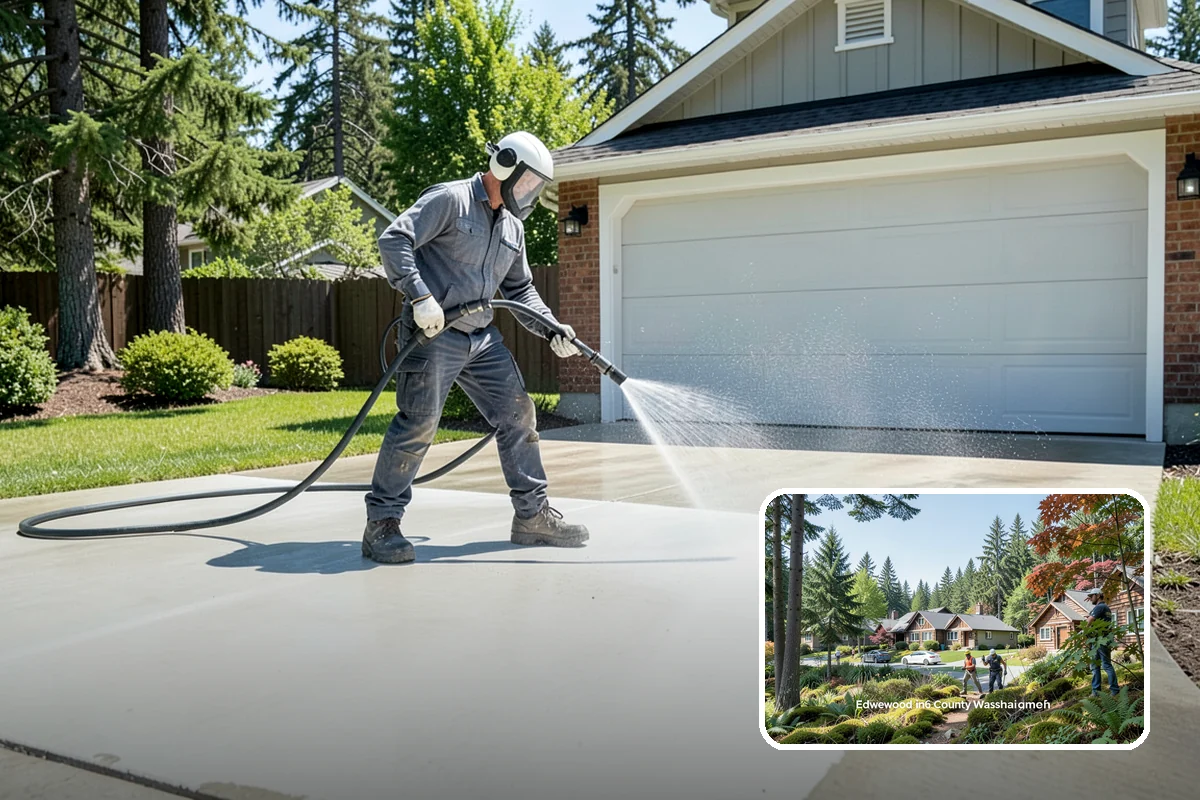 Soft Roof Washing in Edgewood, Pierce County, WA - Preserves shingle granules and manufacturer warranty coverage