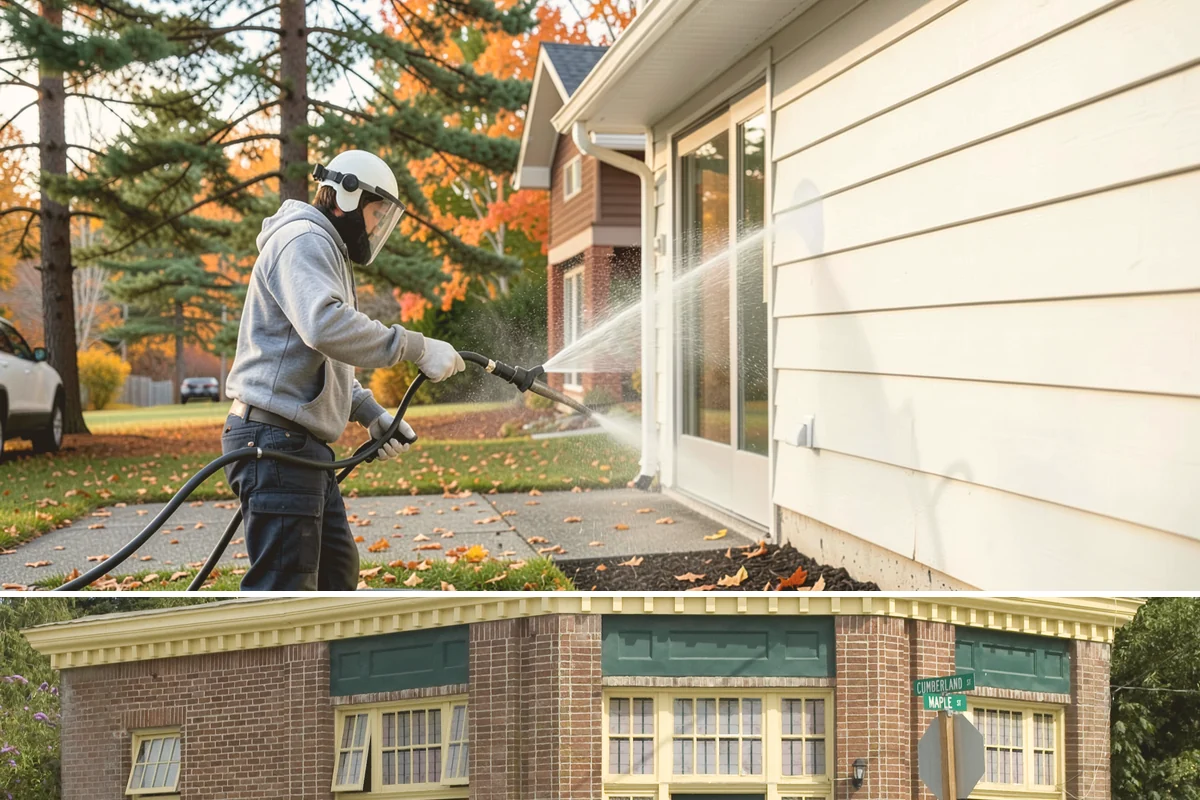 Soft Roof Washing in Hamilton, Skagit County, WA - Dry, mild days in summer give the soft wash solution ideal conditions to break down growth completely.