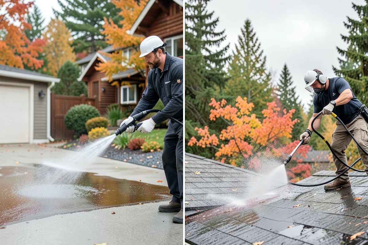 Soft Roof Washing in Kenmore, King County, WA - Confirm the roof can be safely walked or accessed from ladders