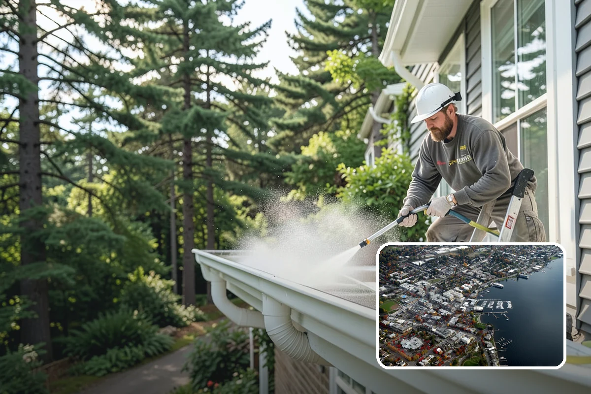 Soft Roof Washing in Kirkland, King County, WA - Preserves shingle granules and manufacturer warranty coverage