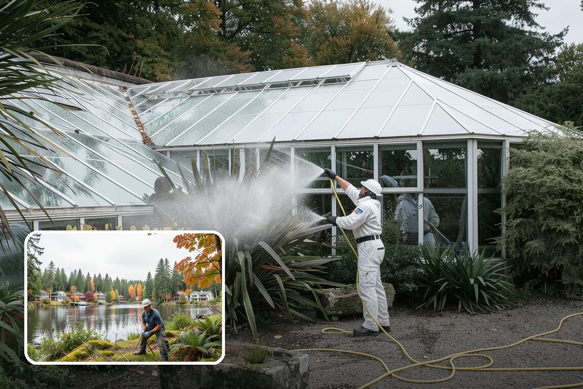 Soft Roof Washing in La Conner, Skagit County, WA - Preserves shingle granules and manufacturer warranty coverage
