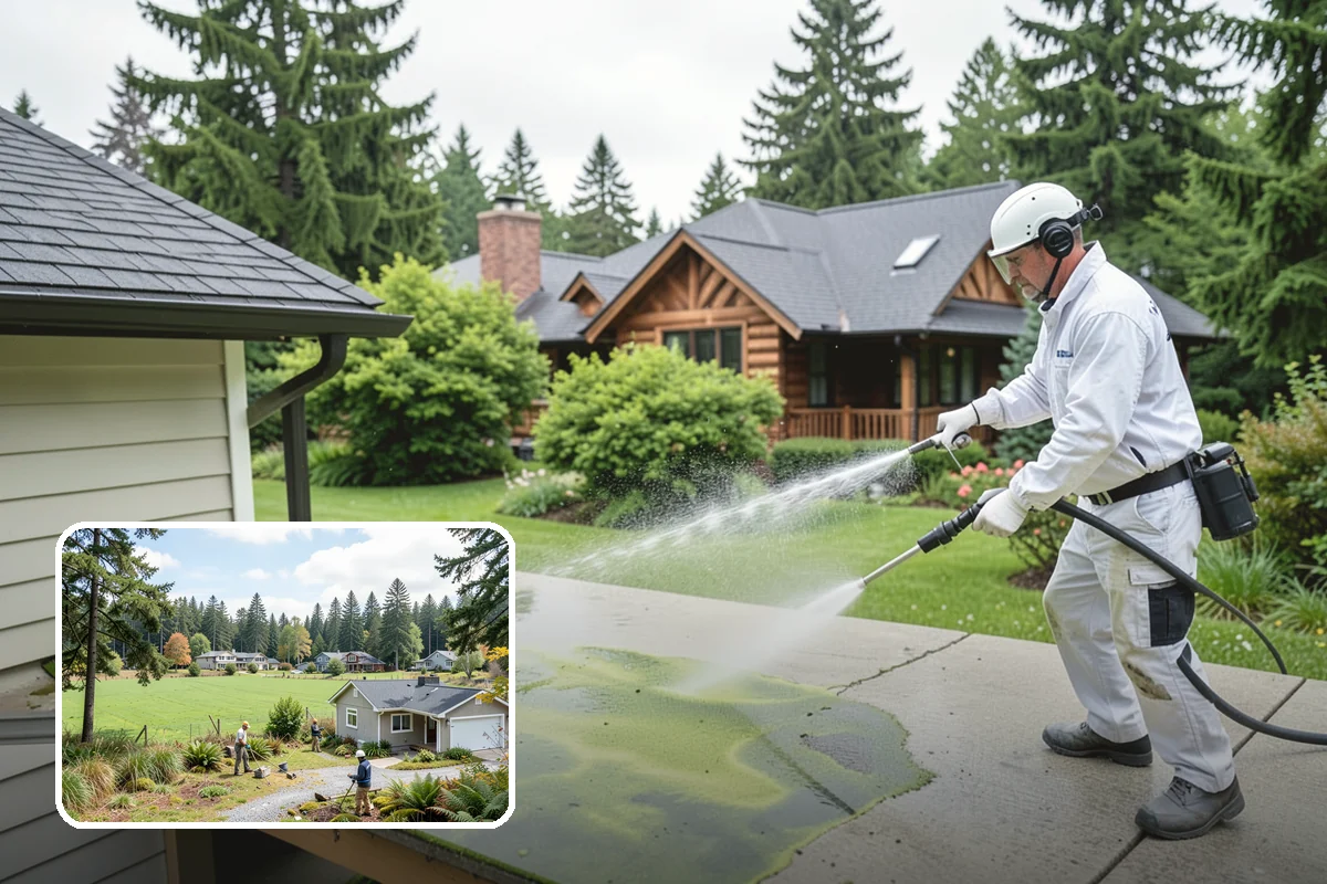 Soft Roof Washing in Lyman, Skagit County, WA - Preserves shingle granules and manufacturer warranty coverage