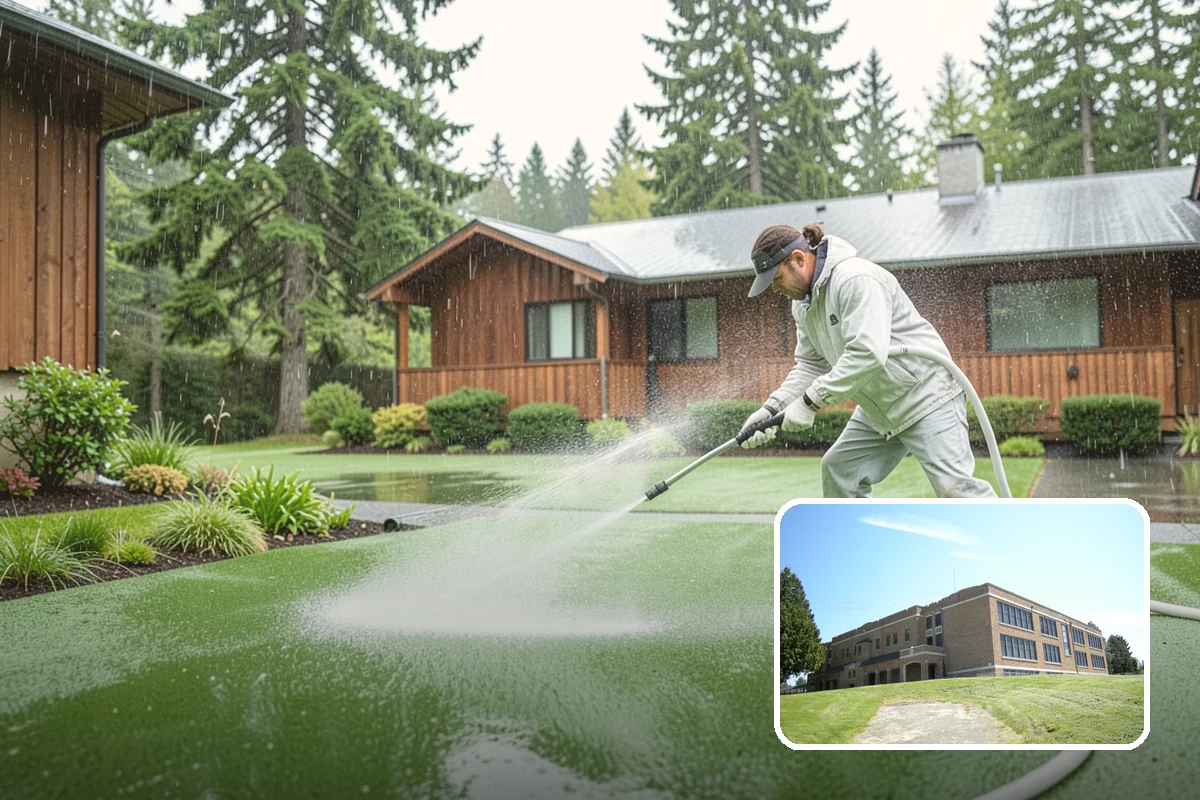 Soft Roof Washing in Maple Valley, King County, WA - Preserves shingle granules and manufacturer warranty coverage