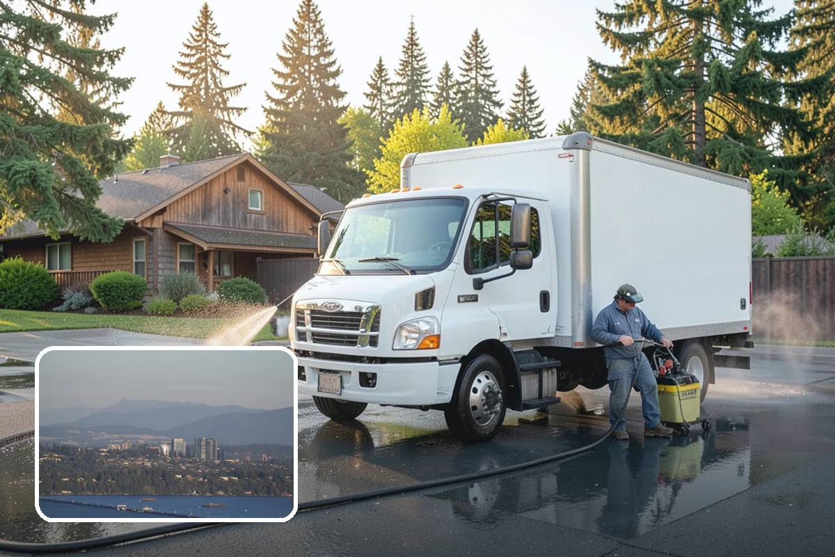 Soft Roof Washing in Medina, King County, WA - Preserves shingle granules and manufacturer warranty coverage