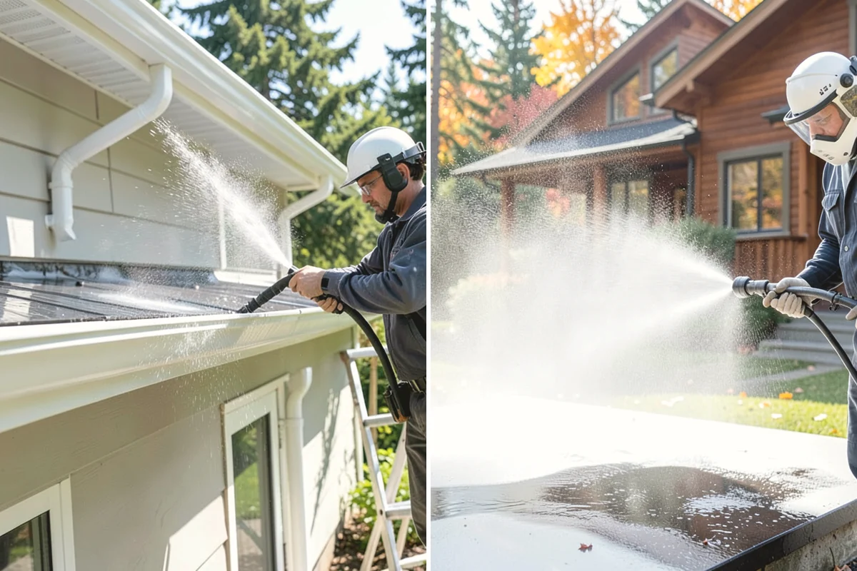 Soft Roof Washing in Mercer Island, King County, WA - Confirm the roof can be safely walked or accessed from ladders