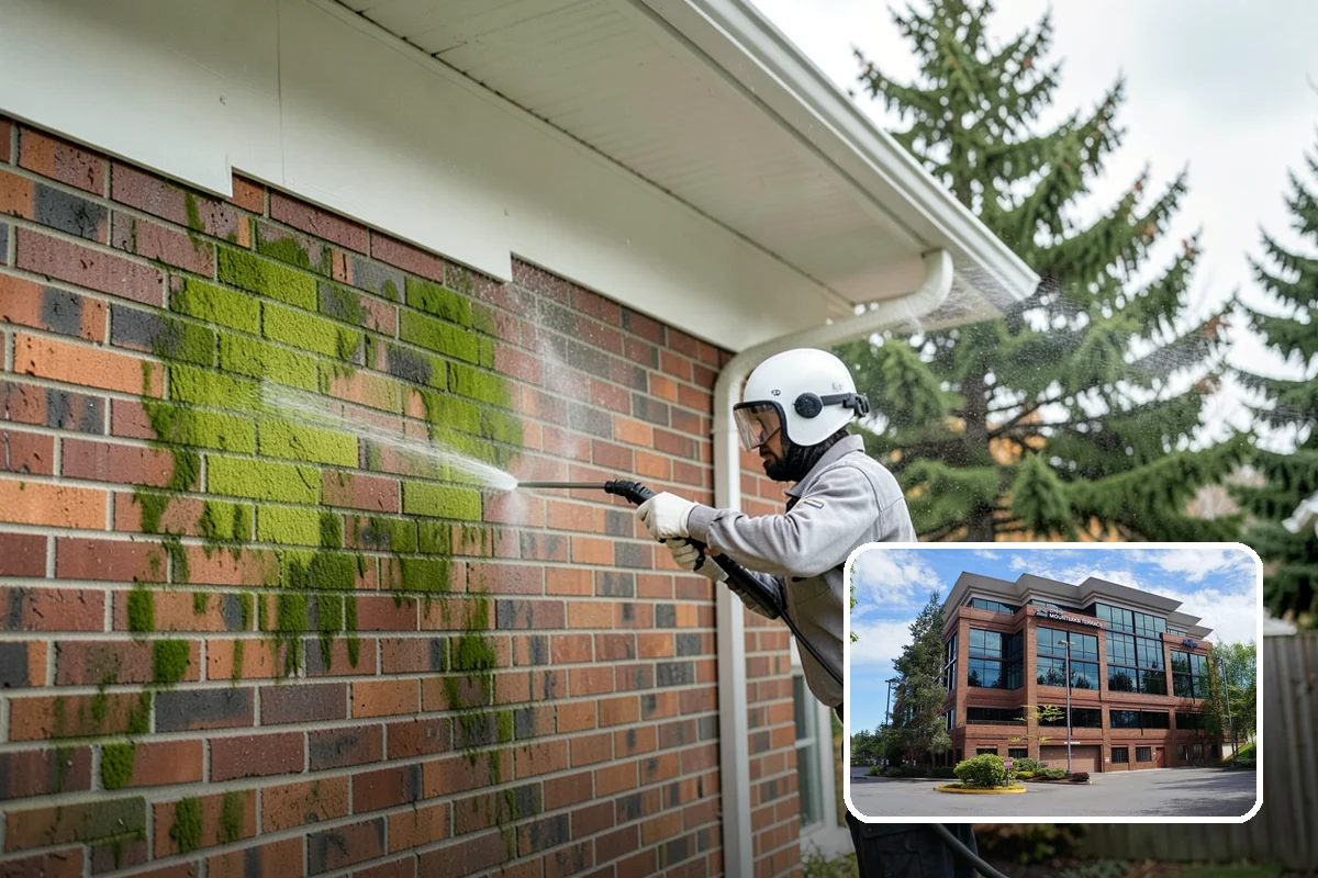 Soft Roof Washing in Mountlake Terrace, Snohomish County, WA - Preserves shingle granules and manufacturer warranty coverage