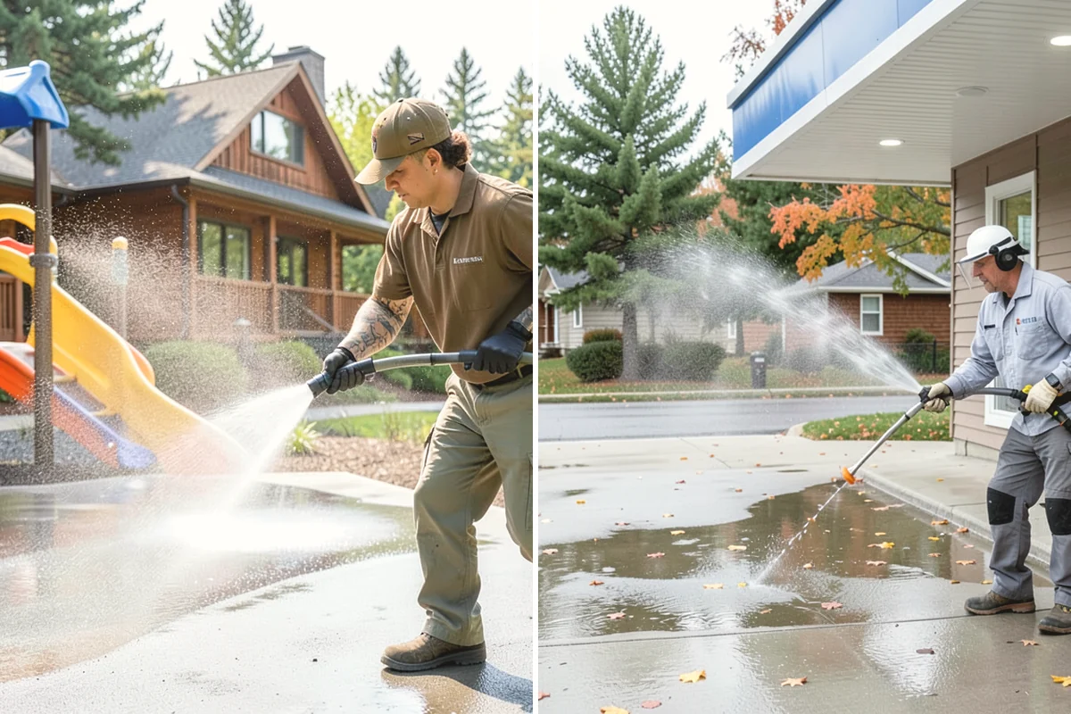 Soft Roof Washing in Oak Harbor, Island County, WA - Confirm the roof can be safely walked or accessed from ladders