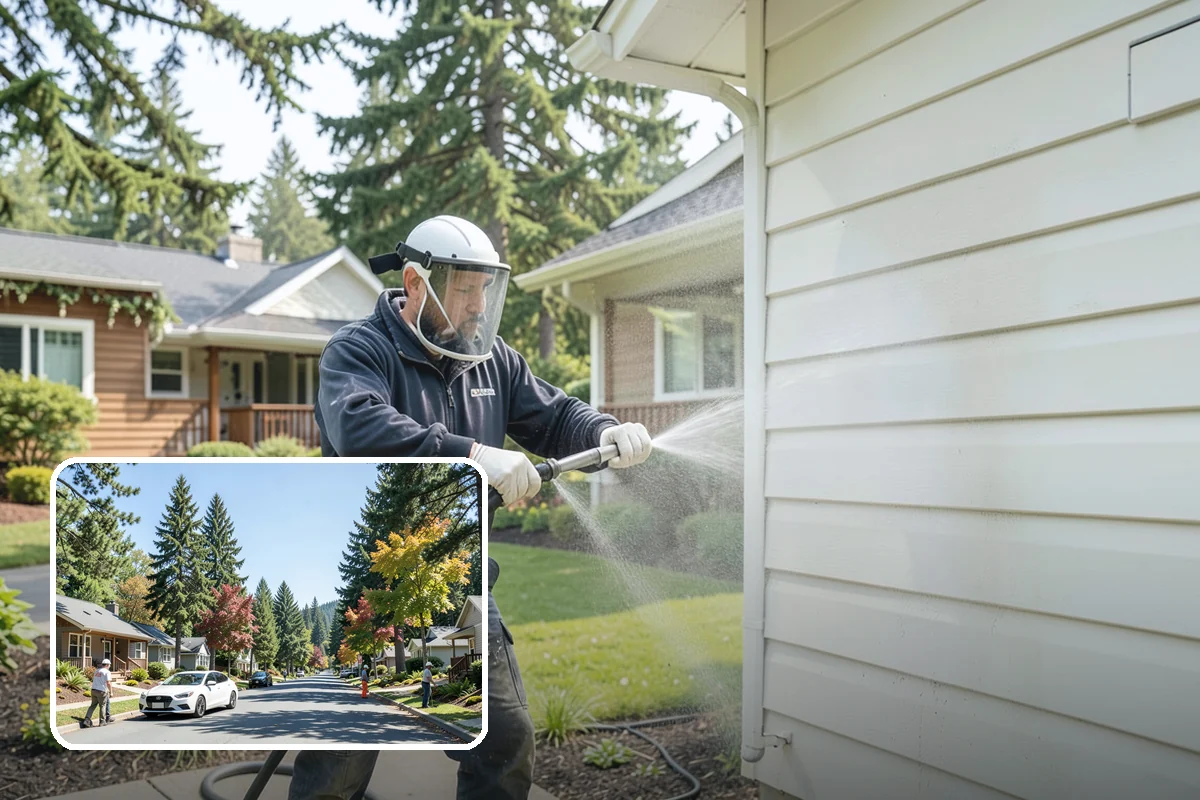 Soft Roof Washing in Orting, Pierce County, WA - Preserves shingle granules and manufacturer warranty coverage