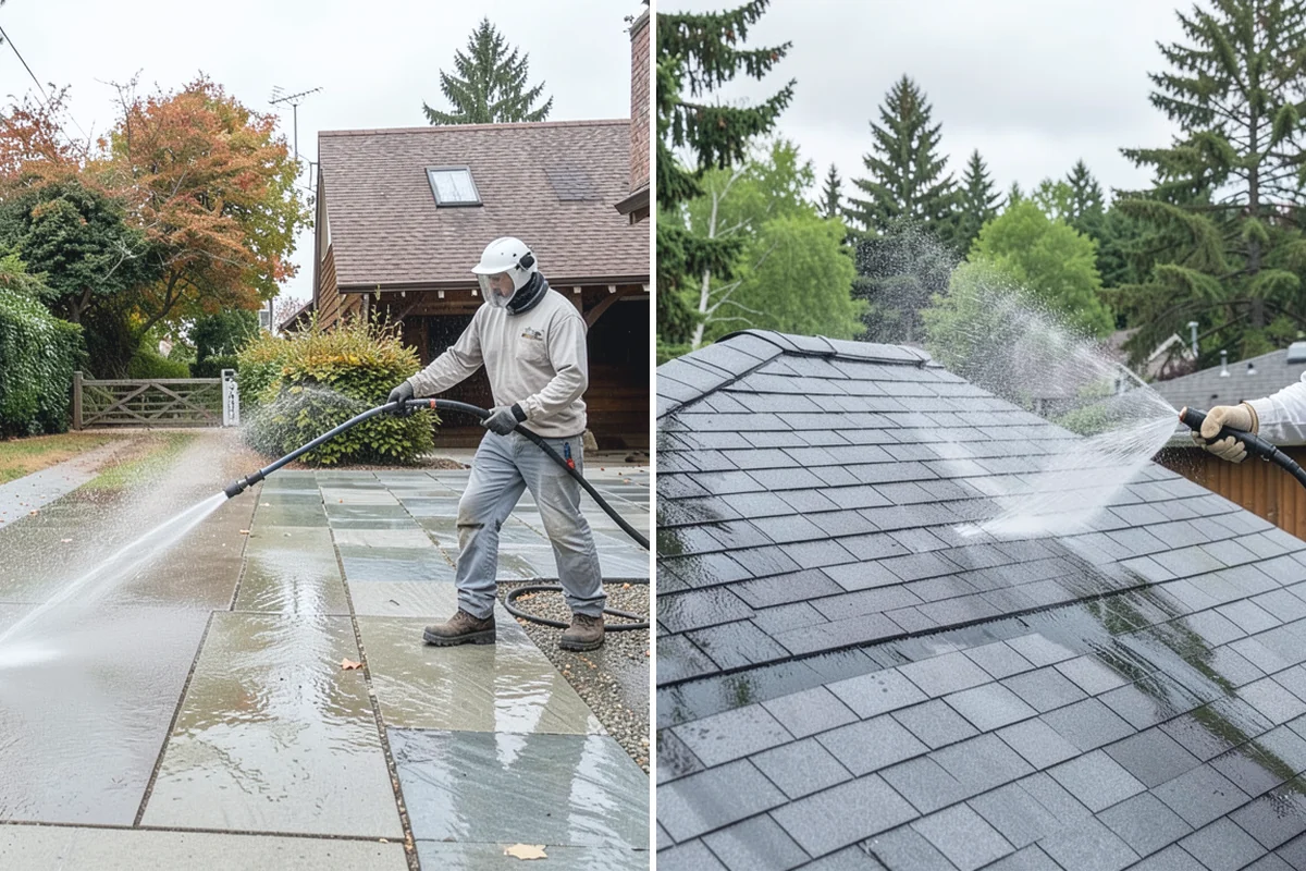 Soft Roof Washing in Redmond, King County, WA - Confirm the roof can be safely walked or accessed from ladders