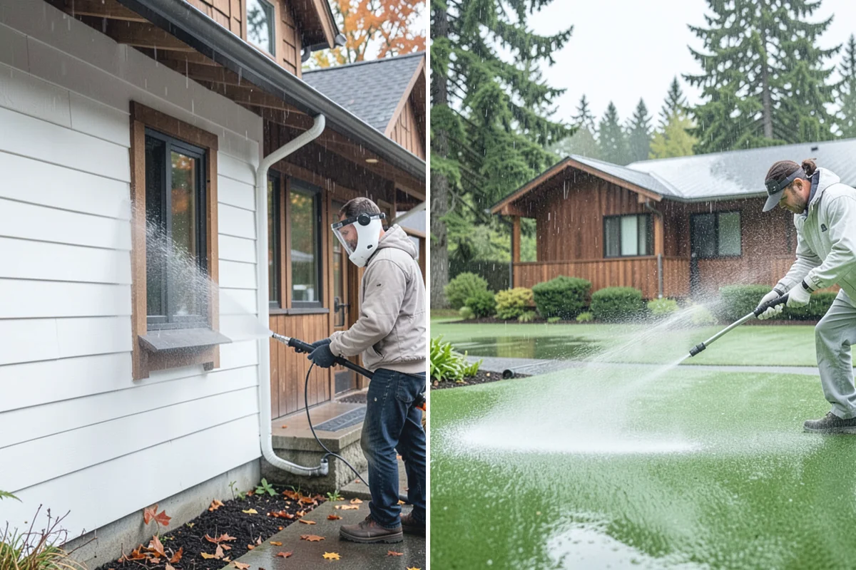 Soft Roof Washing in Renton, King County, WA - Confirm the roof can be safely walked or accessed from ladders