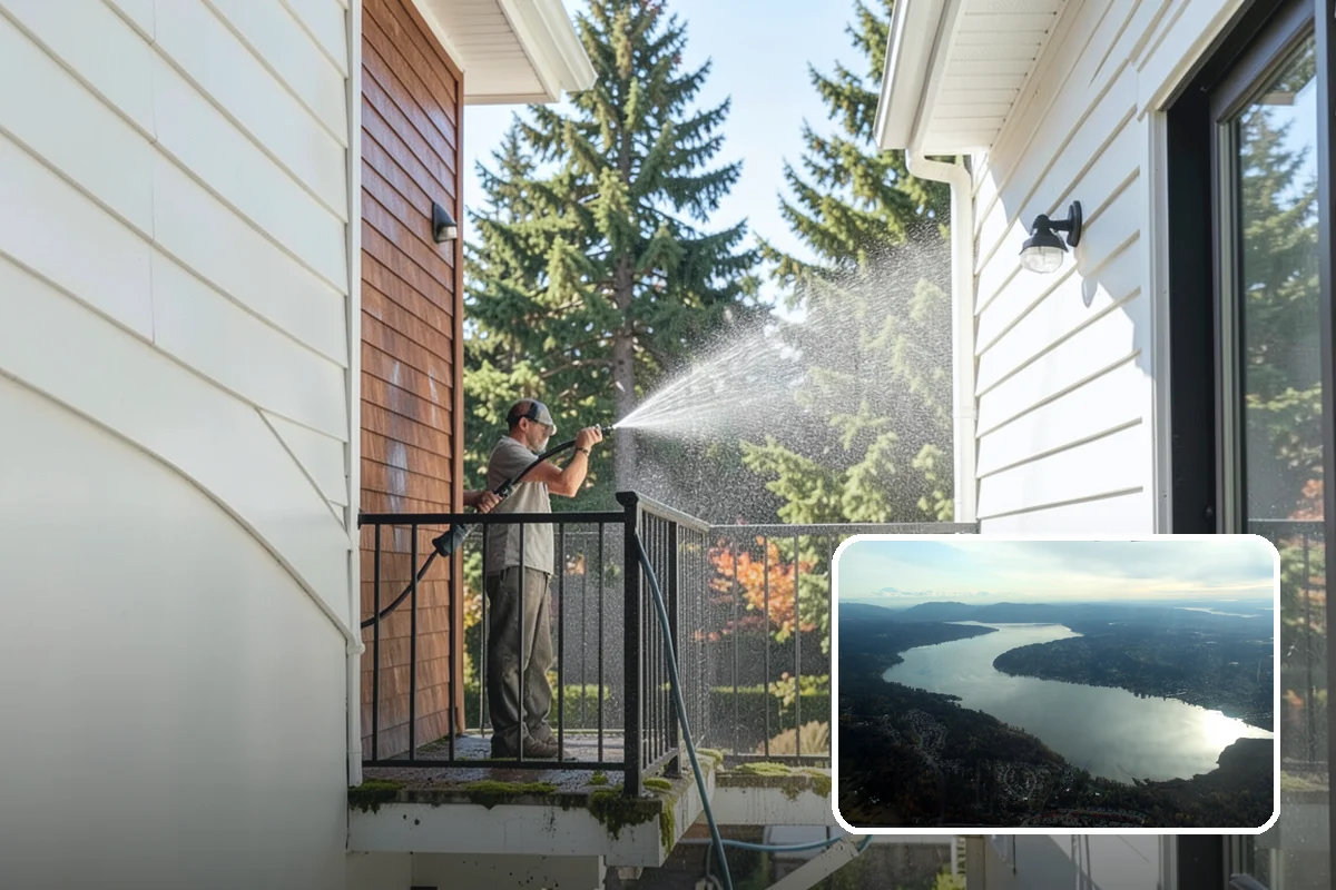 Soft Roof Washing in Sammamish, King County, WA - Preserves shingle granules and manufacturer warranty coverage