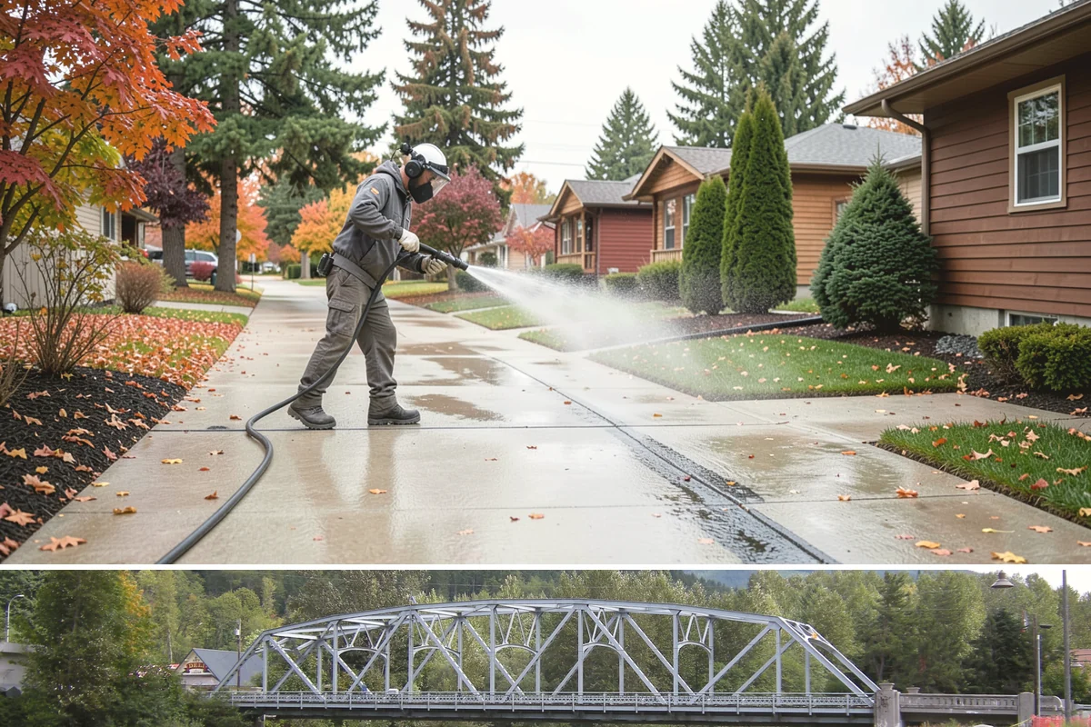 Soft Roof Washing in Skykomish, King County, WA - Dry, mild days in summer give the soft wash solution ideal conditions to break down growth completely.