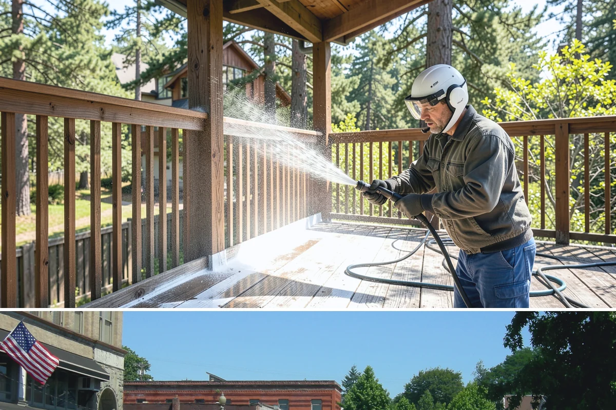 Soft Roof Washing in Snohomish, Snohomish County, WA - Dry, mild days in summer give the soft wash solution ideal conditions to break down growth completely.