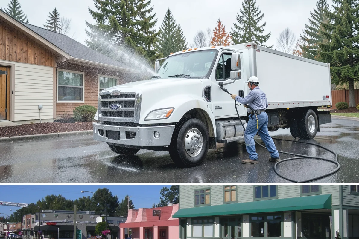 Soft Roof Washing in Snoqualmie, King County, WA - Dry, mild days in summer give the soft wash solution ideal conditions to break down growth completely.