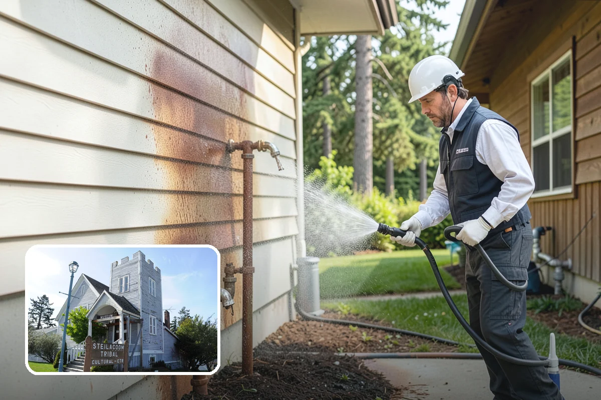 Soft Roof Washing in Steilacoom, Pierce County, WA - Preserves shingle granules and manufacturer warranty coverage