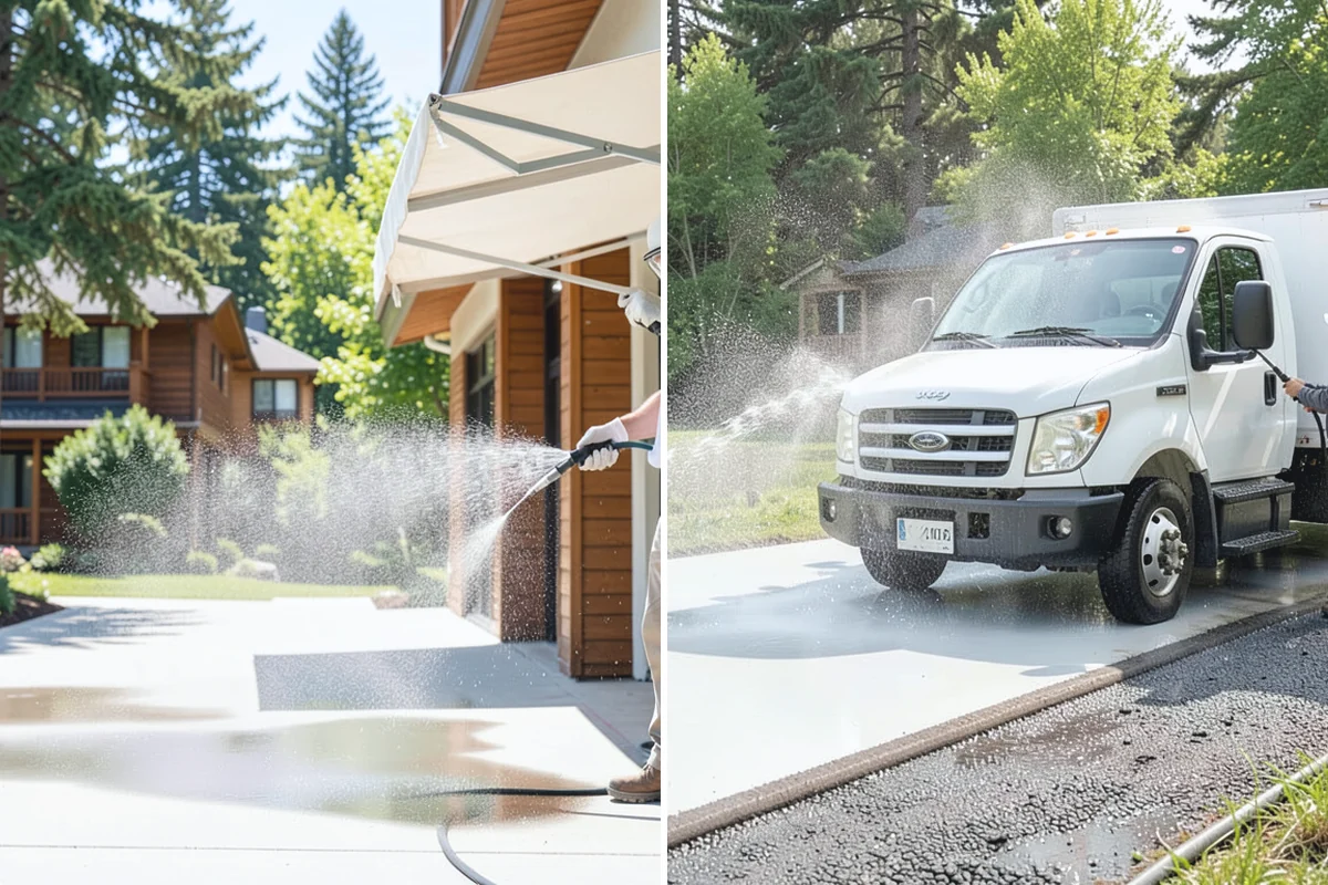 Soft Roof Washing in Woodinville, King County, WA - Confirm the roof can be safely walked or accessed from ladders