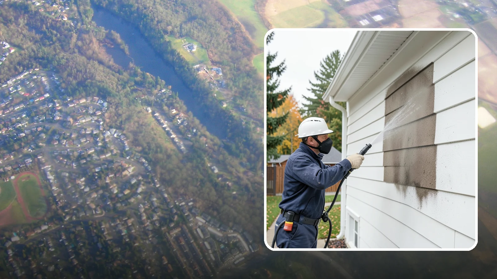 Soft Washing in Algona, King County, WA - Soft washing cleans delicate exterior surfaces with low pressure and specialized solutions rather than the force of a pressure...