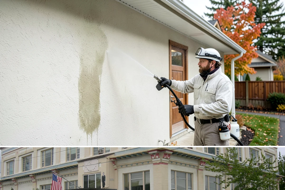 Soft Washing in Anacortes, Skagit County, WA - Effective through most of the year in Washington, though the damp spring and fall growing seasons are when soft washing pays off...