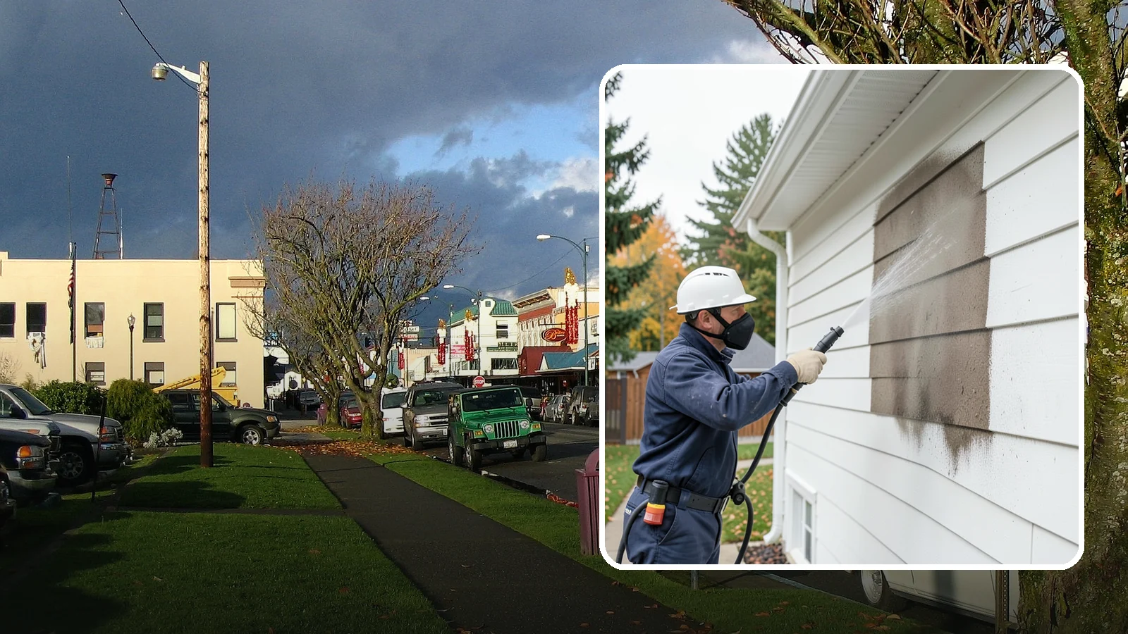 Soft Washing in Arlington, Snohomish County, WA - Soft washing cleans delicate exterior surfaces with low pressure and specialized solutions rather than the force of a pressure...