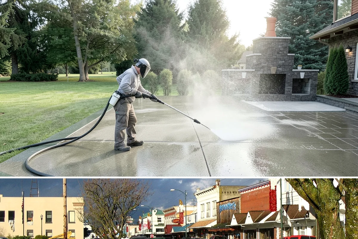 Soft Washing in Arlington, Snohomish County, WA - Effective through most of the year in Washington, though the damp spring and fall growing seasons are when soft washing pays off...