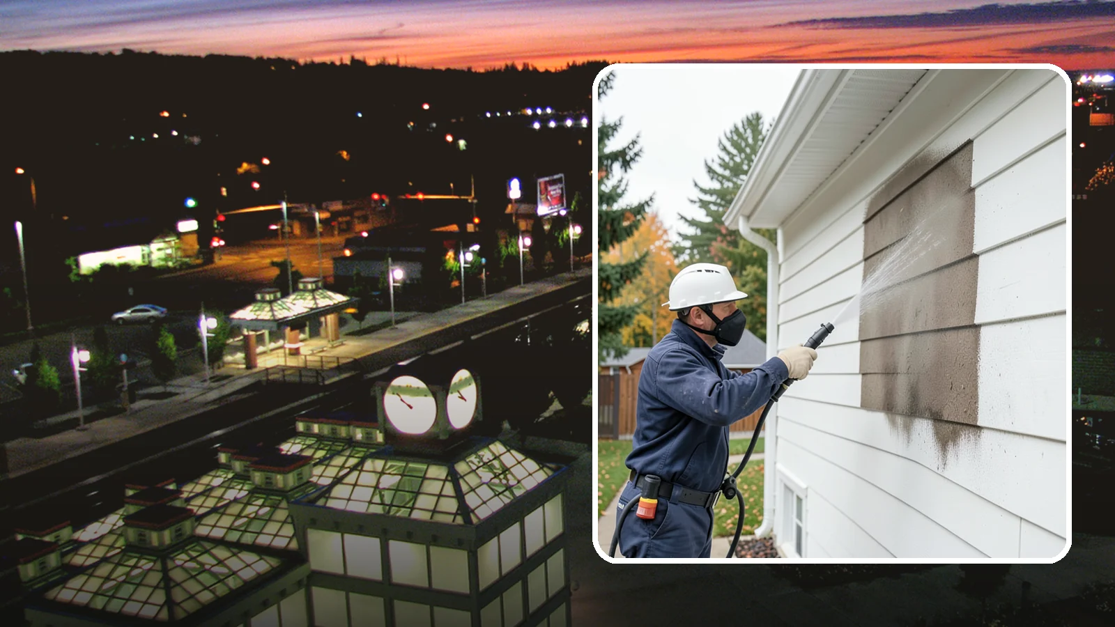 Soft Washing in Auburn, King County, WA - Soft washing cleans delicate exterior surfaces with low pressure and specialized solutions rather than the force of a pressure...