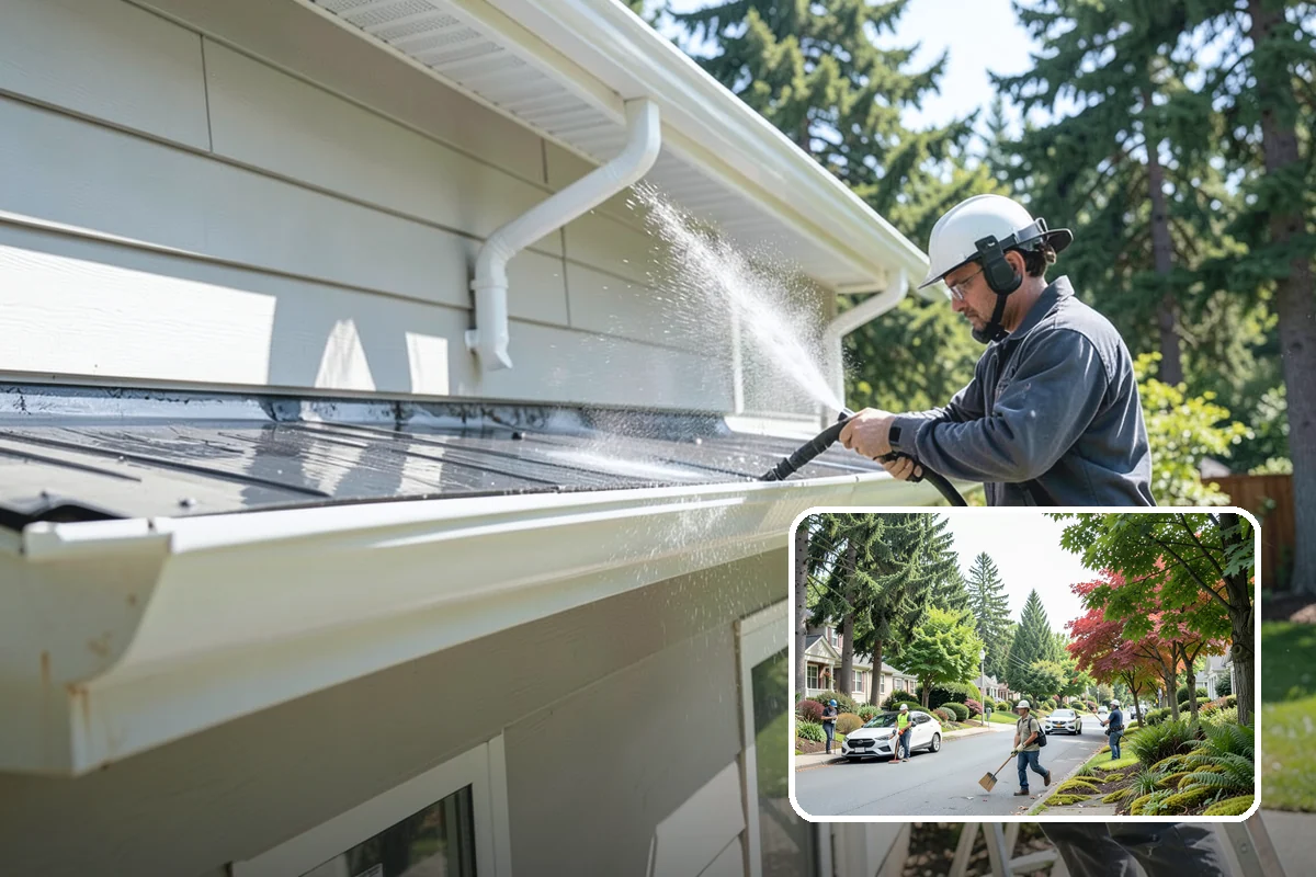 Soft Washing in Beaux Arts Village, King County, WA - Cleans without the surface damage high pressure can cause