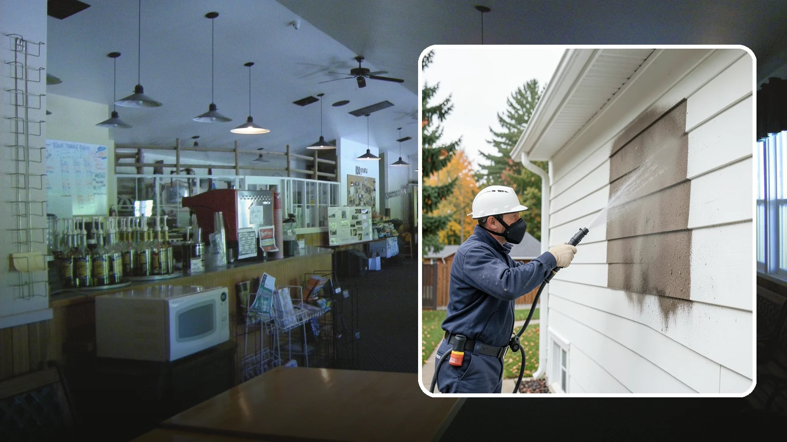 Soft Washing in Black Diamond, King County, WA - Soft washing cleans delicate exterior surfaces with low pressure and specialized solutions rather than the force of a pressure...