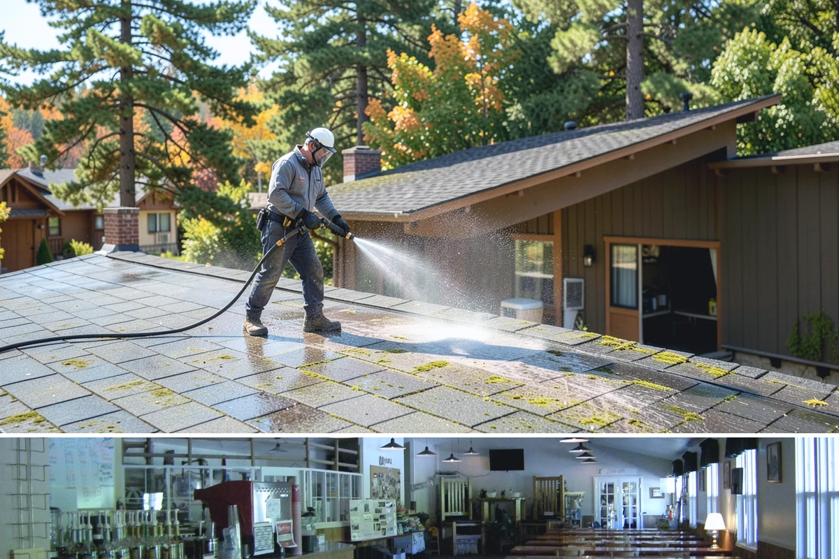 Soft Washing in Black Diamond, King County, WA - Effective through most of the year in Washington, though the damp spring and fall growing seasons are when soft washing pays off...