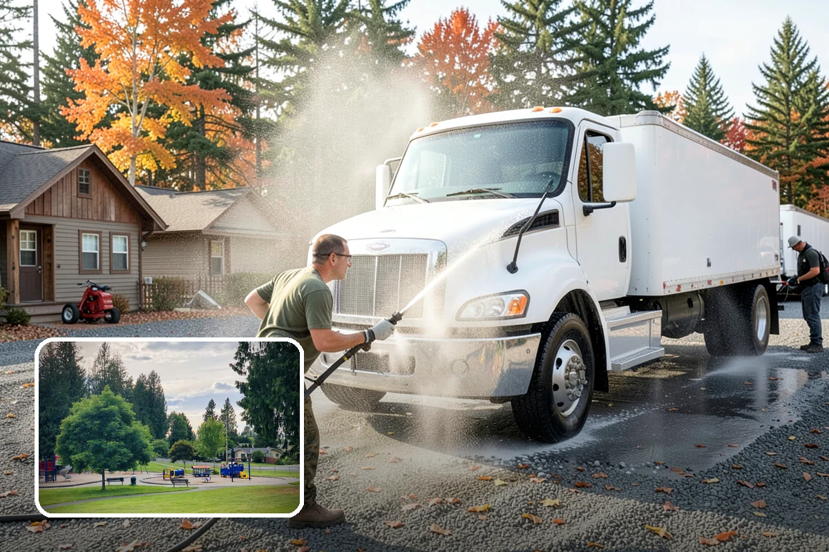 Soft Washing in Bonney Lake, Pierce County, WA - Cleans without the surface damage high pressure can cause