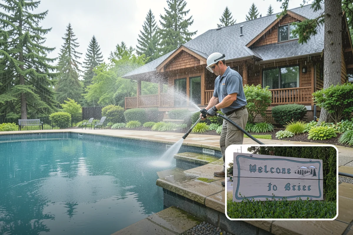 Soft Washing in Brier, Snohomish County, WA - Cleans without the surface damage high pressure can cause