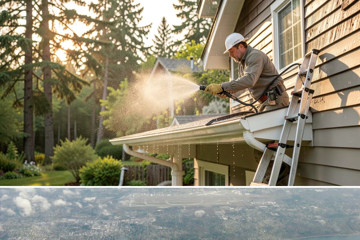 Soft Washing in Burien, King County, WA - Effective through most of the year in Washington, though the damp spring and fall growing seasons are when soft washing pays off...