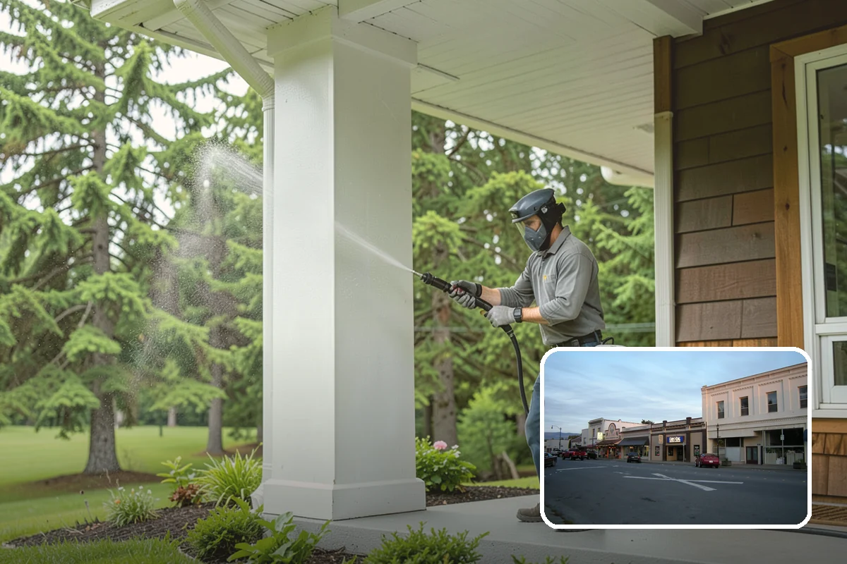 Soft Washing in Burlington, Skagit County, WA - Cleans without the surface damage high pressure can cause