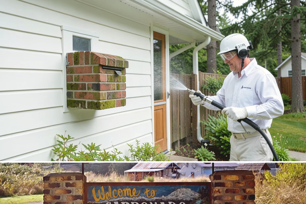 Soft Washing in Carbonado, Pierce County, WA - Effective through most of the year in Washington, though the damp spring and fall growing seasons are when soft washing pays off...