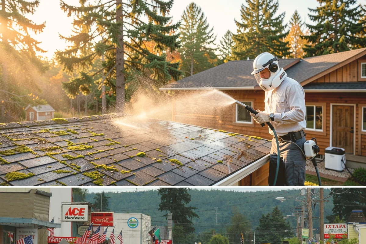 Soft Washing in Carnation, King County, WA - Effective through most of the year in Washington, though the damp spring and fall growing seasons are when soft washing pays off...