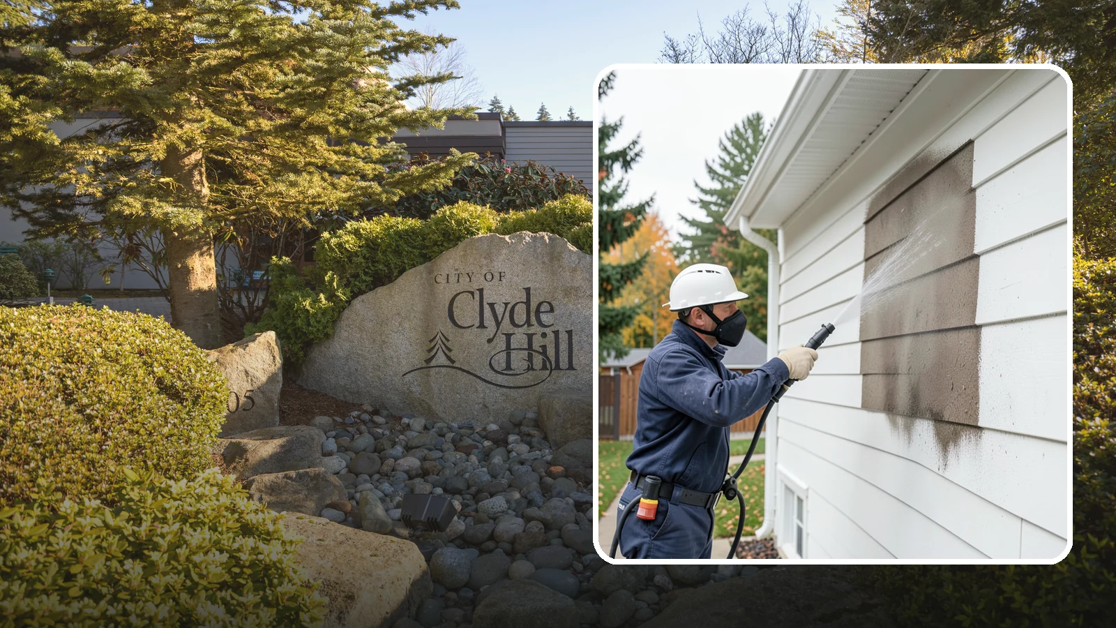 Soft Washing in Clyde Hill, King County, WA - Soft washing cleans delicate exterior surfaces with low pressure and specialized solutions rather than the force of a pressure...