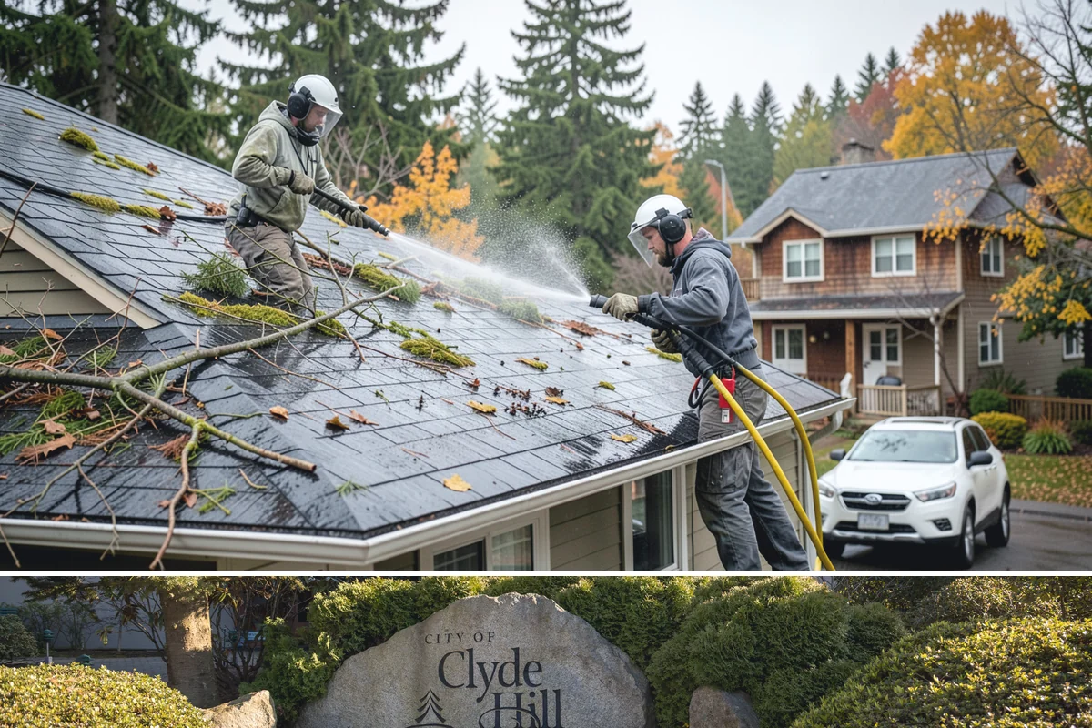 Soft Washing in Clyde Hill, King County, WA - Effective through most of the year in Washington, though the damp spring and fall growing seasons are when soft washing pays off...