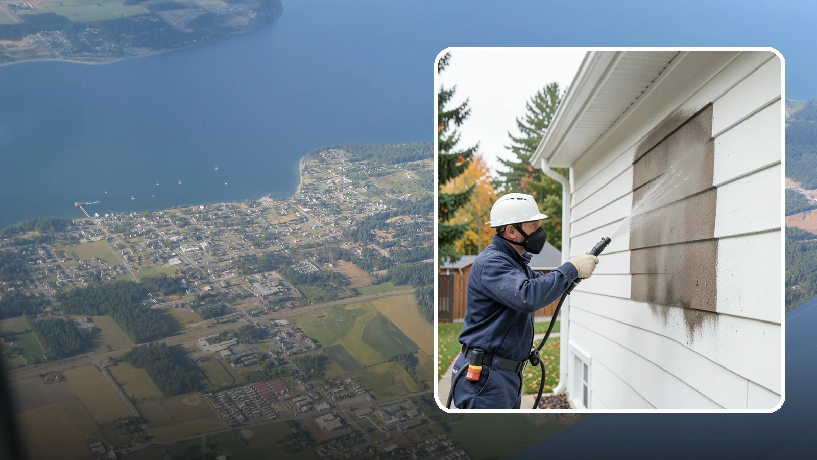 Soft Washing in Coupeville, Island County, WA - Soft washing cleans delicate exterior surfaces with low pressure and specialized solutions rather than the force of a pressure...