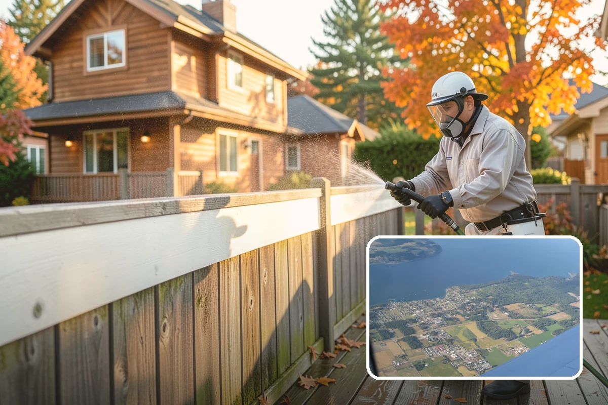 Soft Washing in Coupeville, Island County, WA - Cleans without the surface damage high pressure can cause