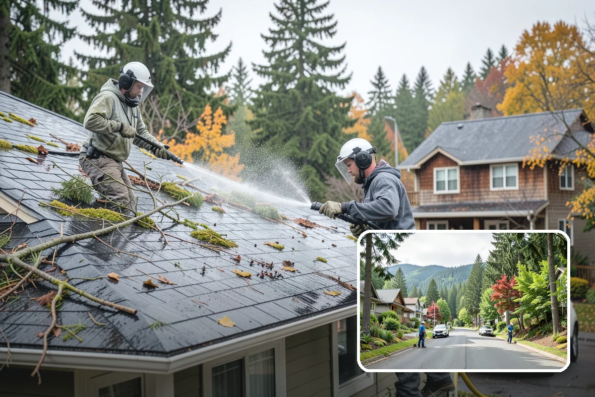 Soft Washing in Darrington, Snohomish County, WA - Cleans without the surface damage high pressure can cause