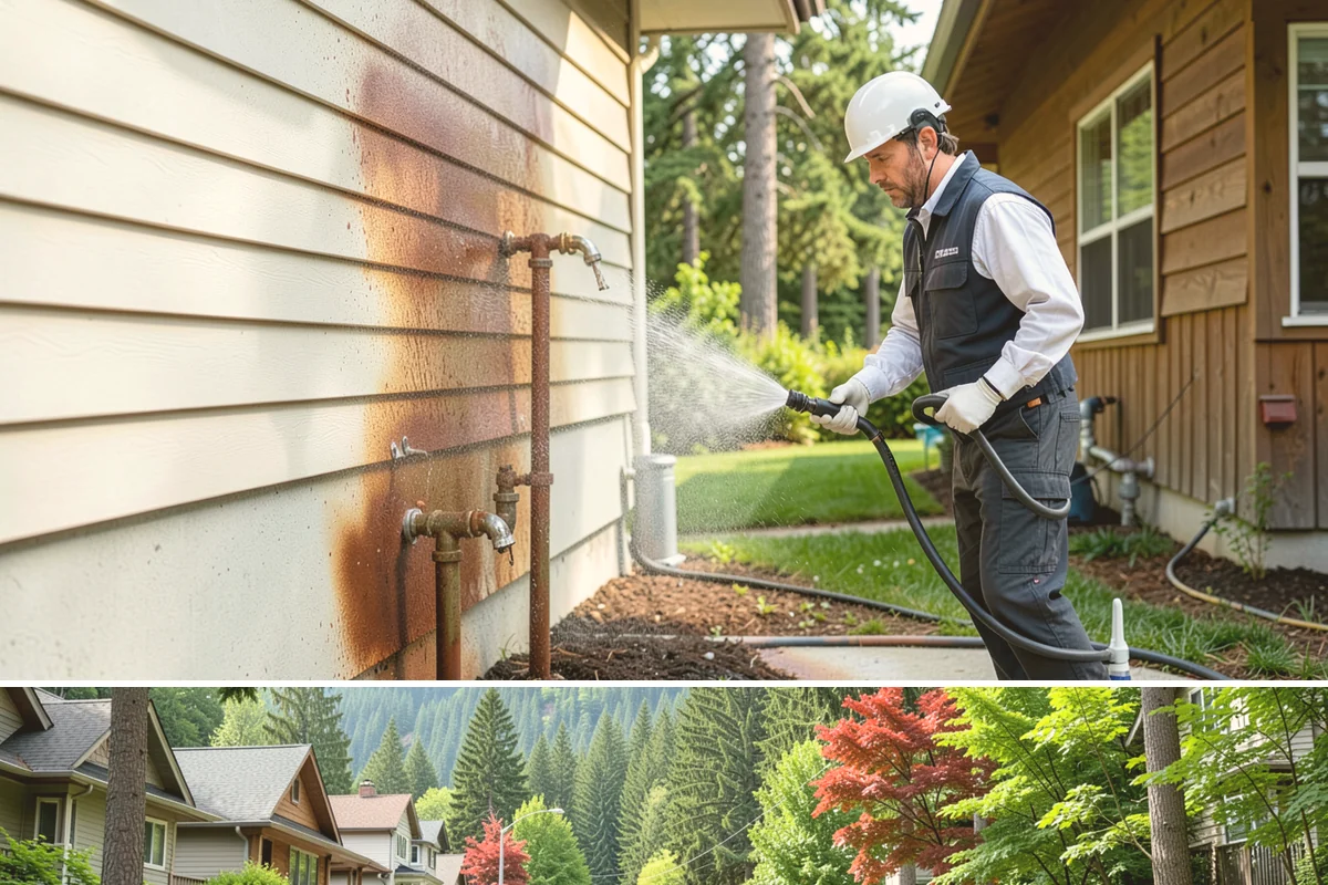 Soft Washing in Darrington, Snohomish County, WA - Effective through most of the year in Washington, though the damp spring and fall growing seasons are when soft washing pays off...