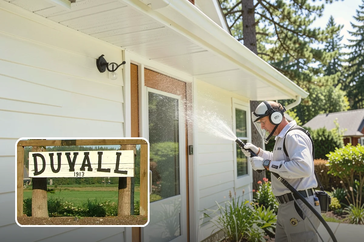 Soft Washing in Duvall, King County, WA - Cleans without the surface damage high pressure can cause