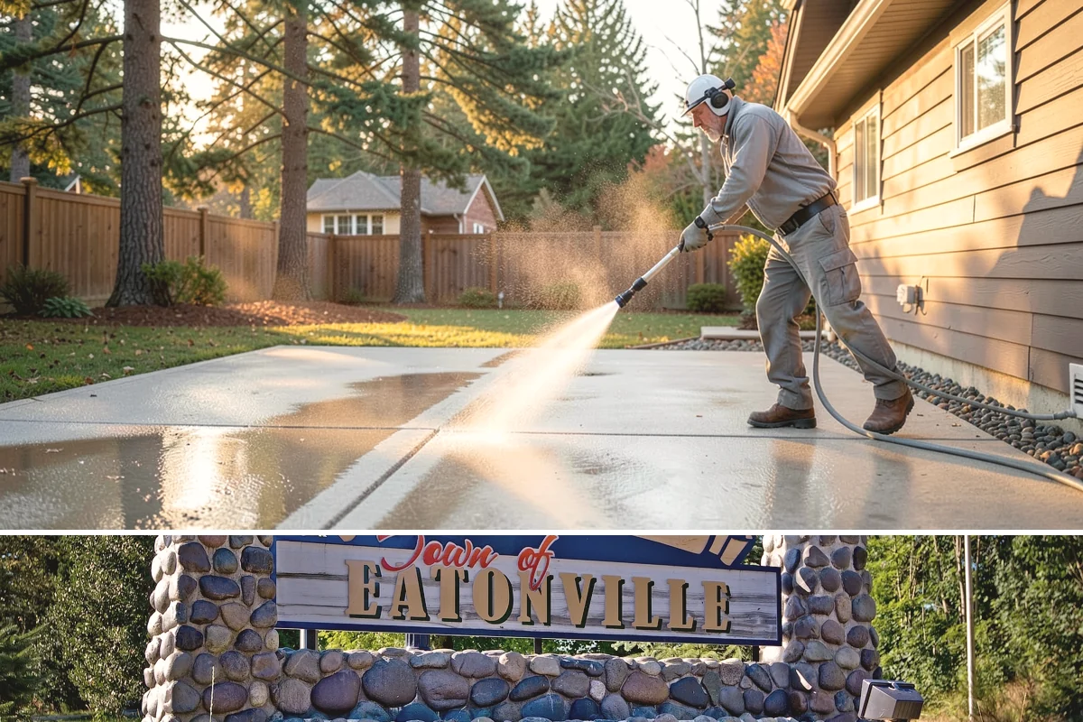 Soft Washing in Eatonville, Pierce County, WA - Effective through most of the year in Washington, though the damp spring and fall growing seasons are when soft washing pays off...