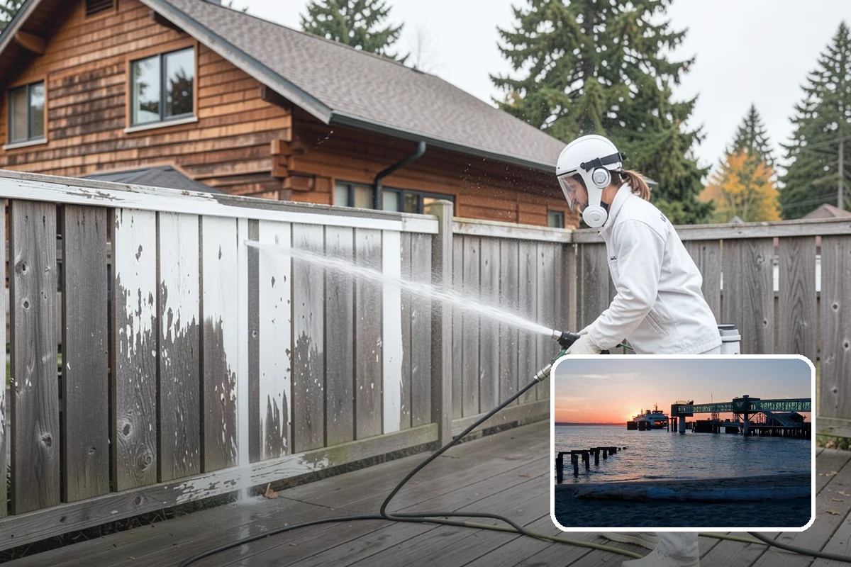 Soft Washing in Edmonds, Snohomish County, WA - Cleans without the surface damage high pressure can cause