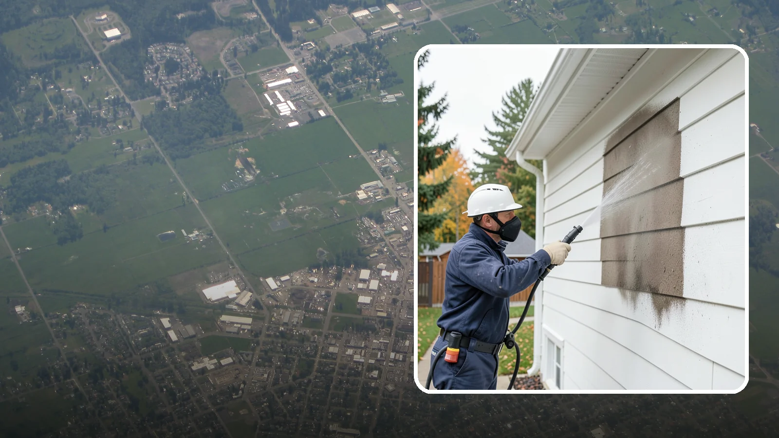 Soft Washing in Enumclaw, King County, WA - Soft washing cleans delicate exterior surfaces with low pressure and specialized solutions rather than the force of a pressure...