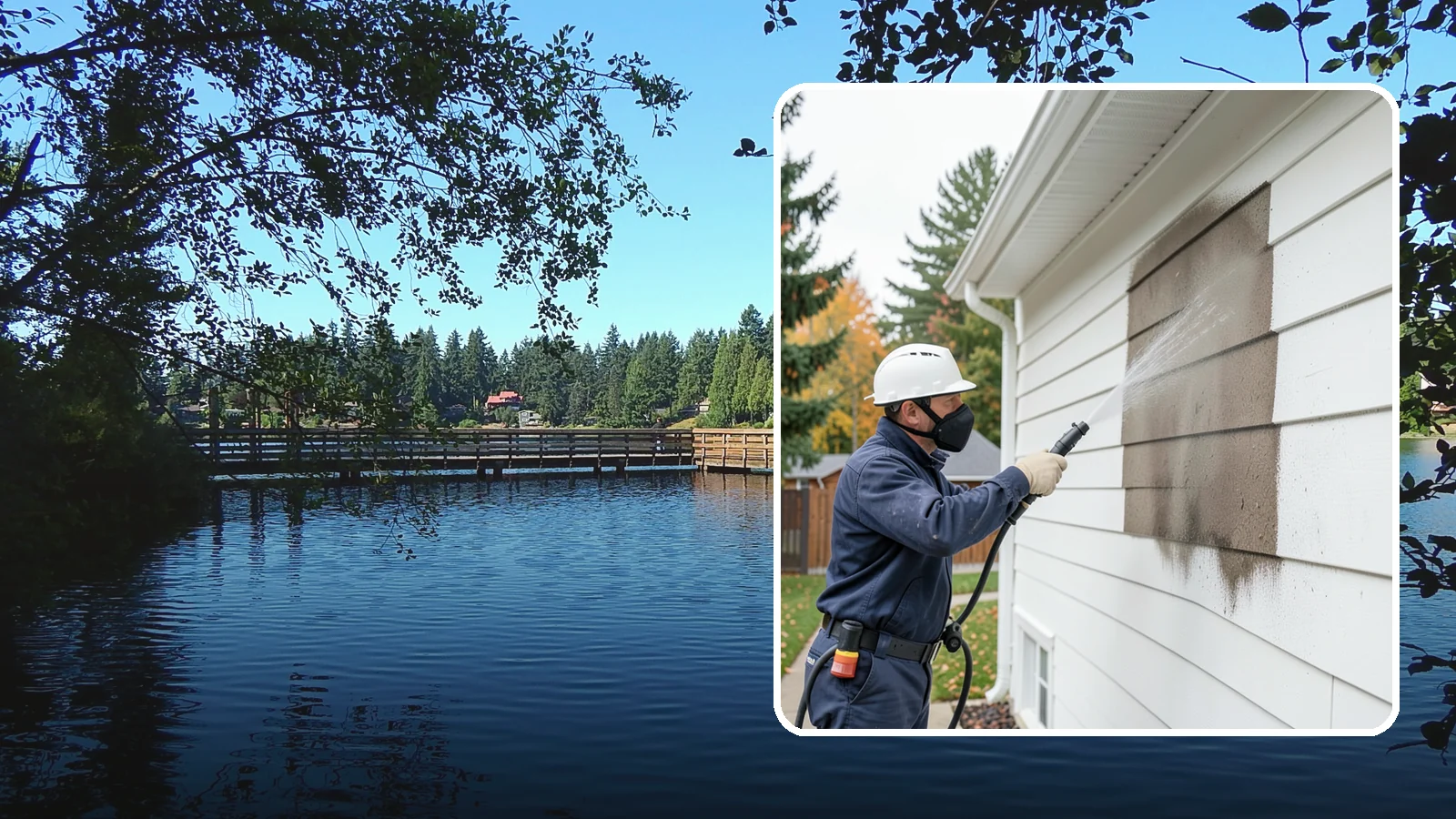 Soft Washing in Federal Way, King County, WA - Soft washing cleans delicate exterior surfaces with low pressure and specialized solutions rather than the force of a pressure...
