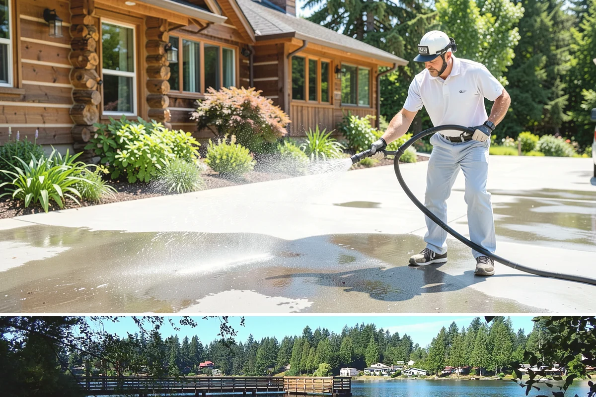 Soft Washing in Federal Way, King County, WA - Effective through most of the year in Washington, though the damp spring and fall growing seasons are when soft washing pays off...