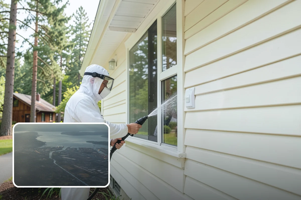 Soft Washing in Fife, Pierce County, WA - Cleans without the surface damage high pressure can cause